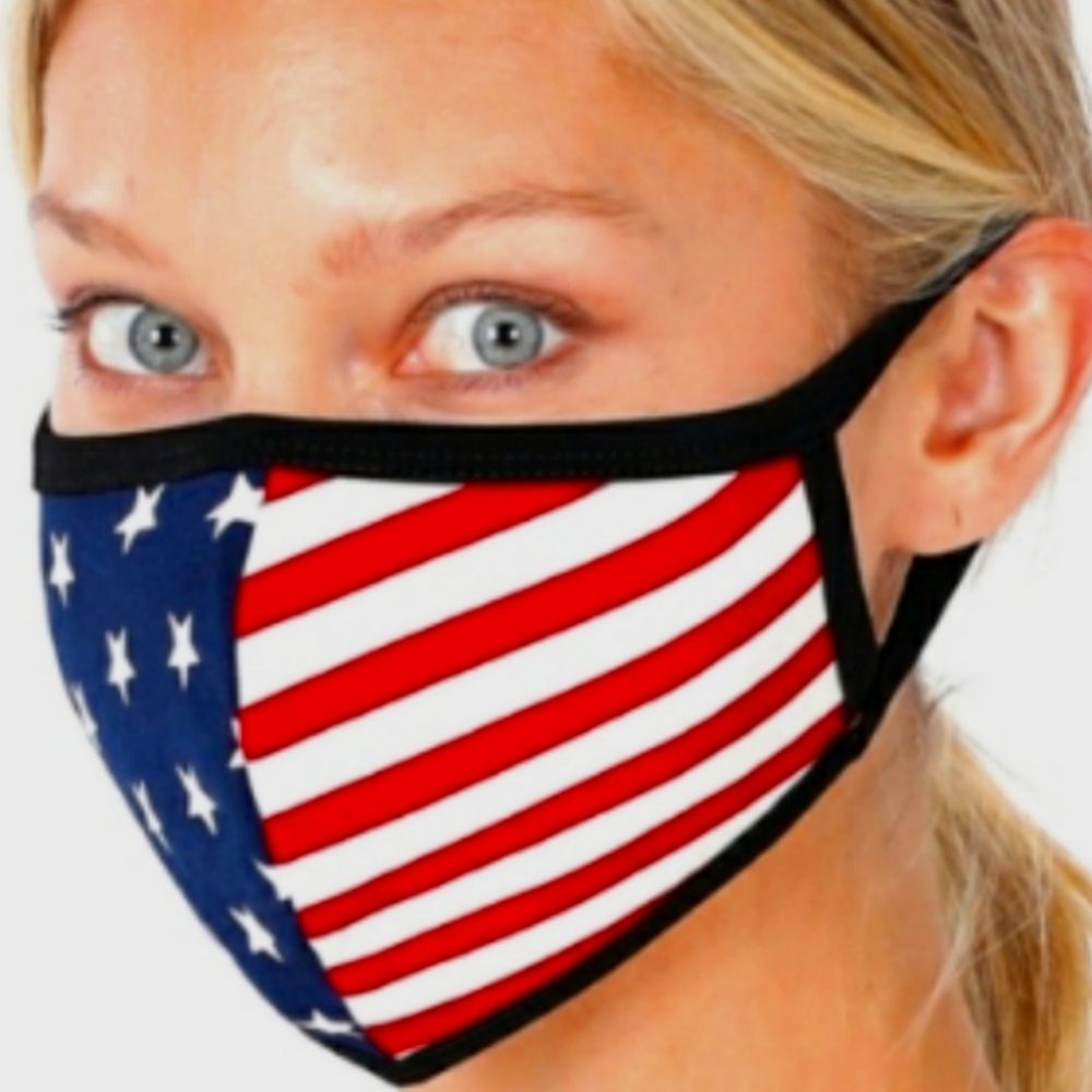 Patriotic Face Mask  Memorial Day, July 4th, Labor Day